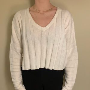White forever 21 sweater